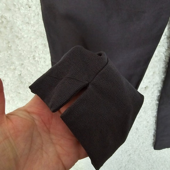 Eileen Fisher Pants Womens M Black Crepe Slim Ankle Minimalist Comfort Wear - Picture 4 of 13